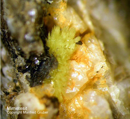 Hessen Mineralien Altenmittlau Mimetesit