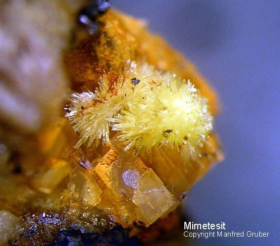 Hessen Mineralien Altenmittlau Mimetesit