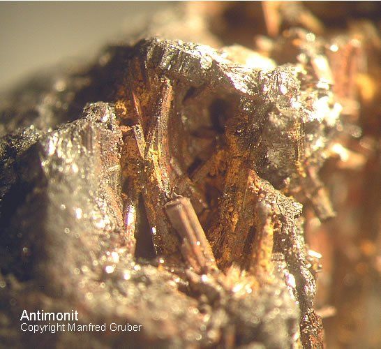 Sauerland Mineralien Arnsberg A46 Antimon