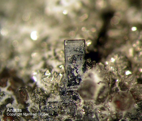 Schwarzwald Mineralien Artenberg Anatas