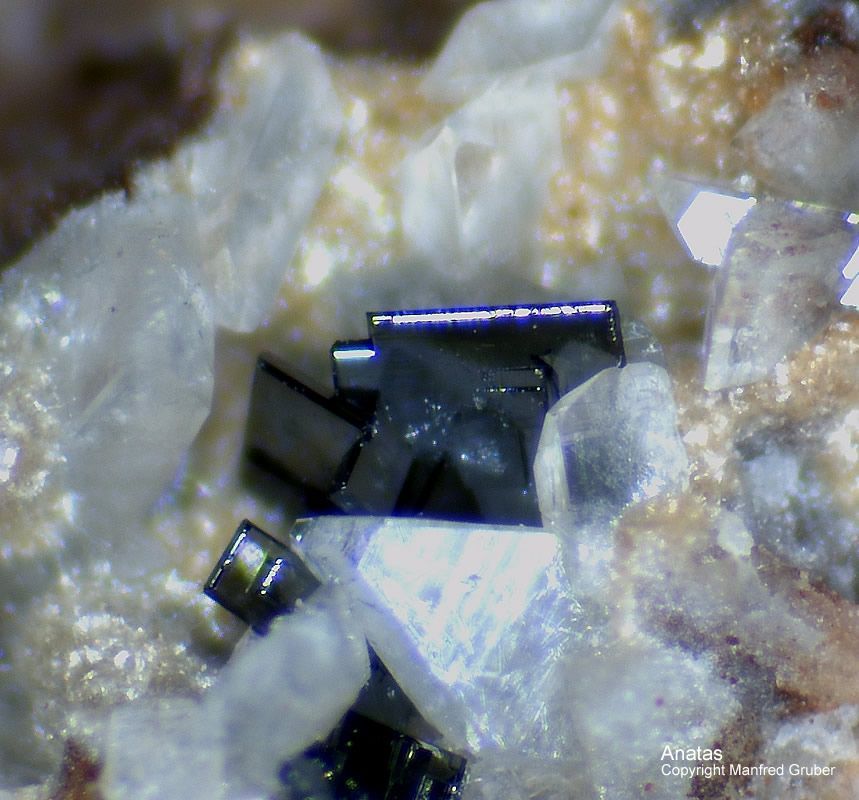 Schwarzwald Mineralien Artenberg Anatas