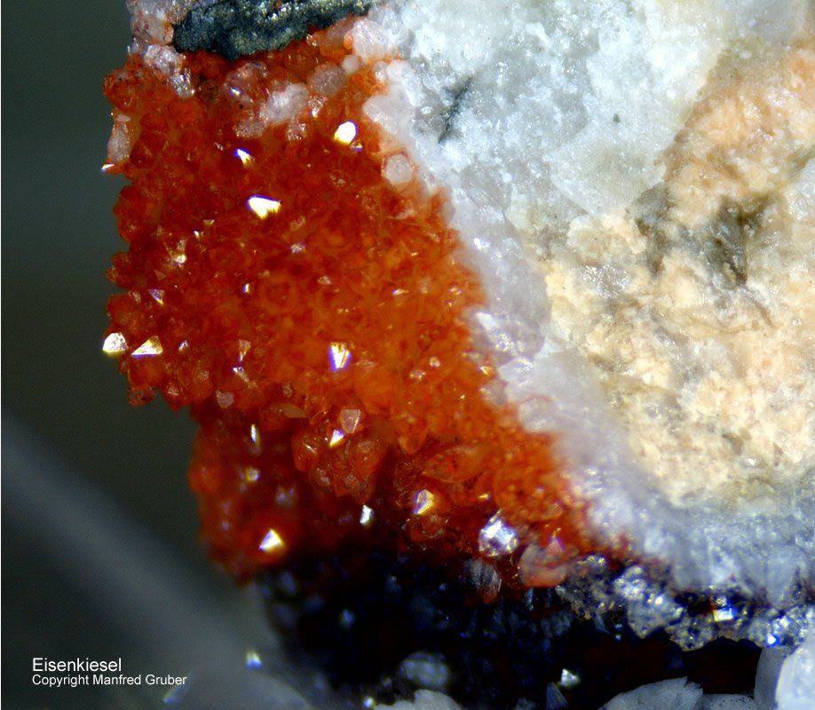 Schwarzwald Mineralien Artenberg Eisenkiesel