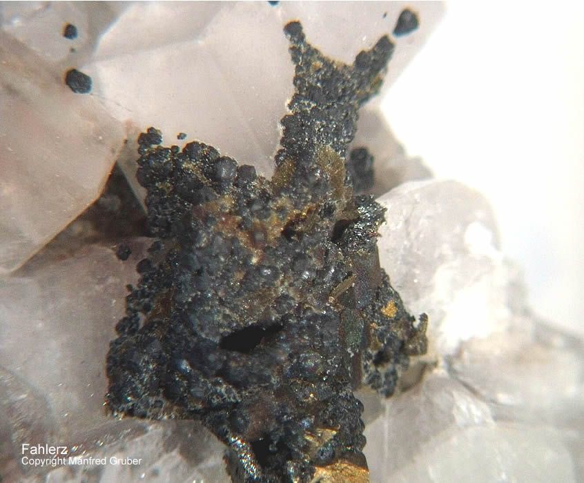 Schwarzwald Mineralien Artenberg Fahlerz