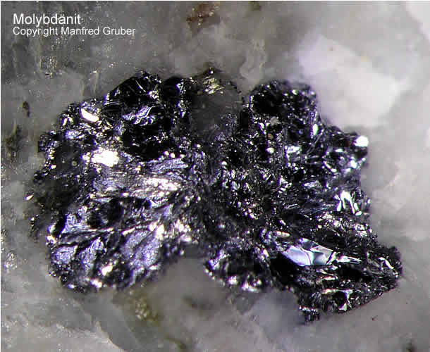 Schwarzwald Mineralien Artenberg Molybdänit