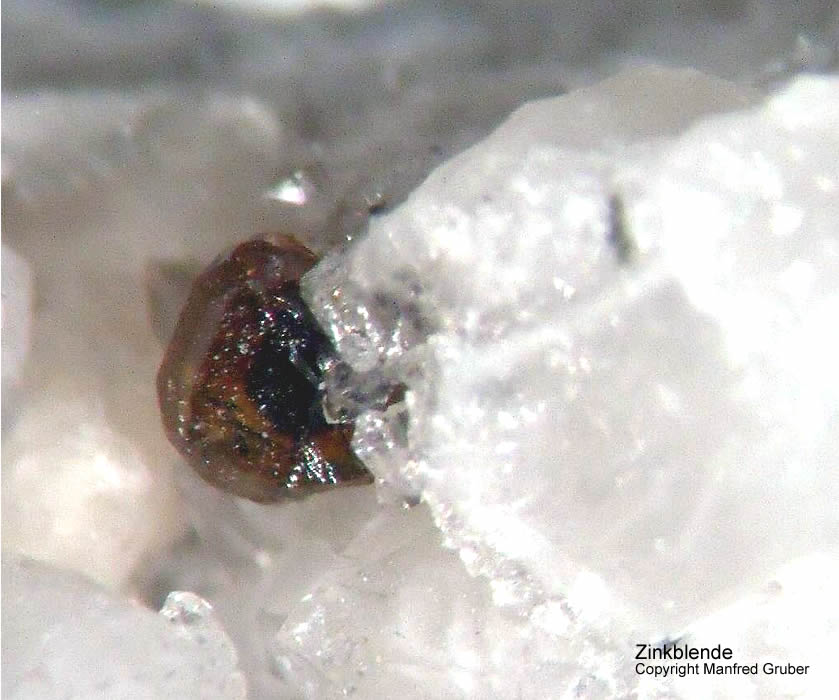 Schwarzwald Mineralien Artenberg Zinkblende
