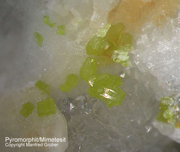 Schwarzwald Mineralien Badenweiler Pyromorphit