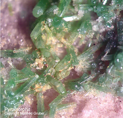 Schwarzwald Mineralien Badenweiler Pyromorphit