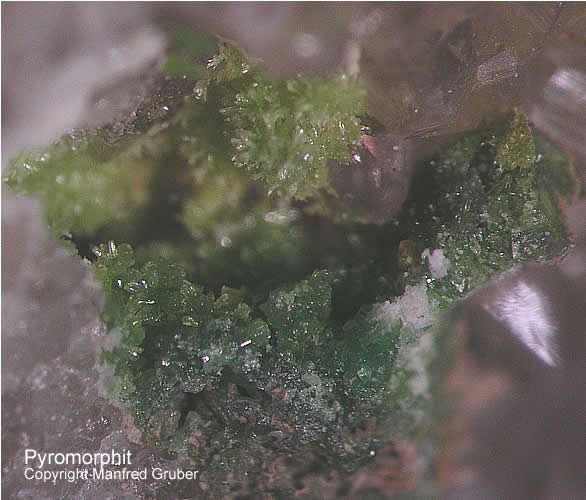 Schwarzwald Mineralien Badenweiler Pyromorphit