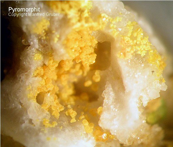 Schwarzwald Mineralien Badenweiler Pyromorphit
