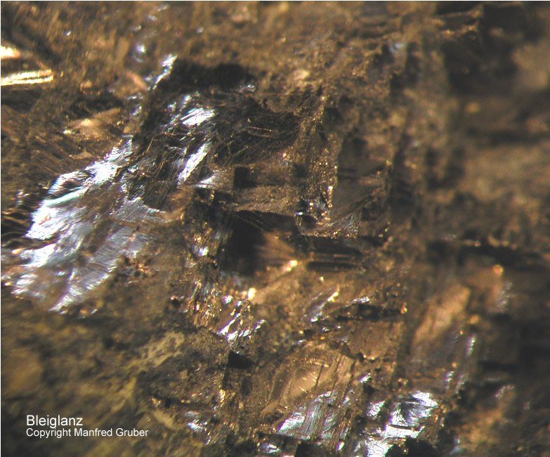 Schwarzwald Mineralien Badenweiler Bleiglanz