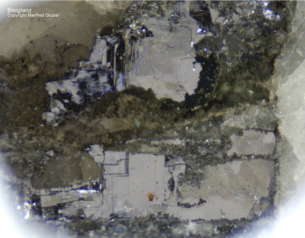 Schwarzwald Mineralien Badenweiler Bleiglanz