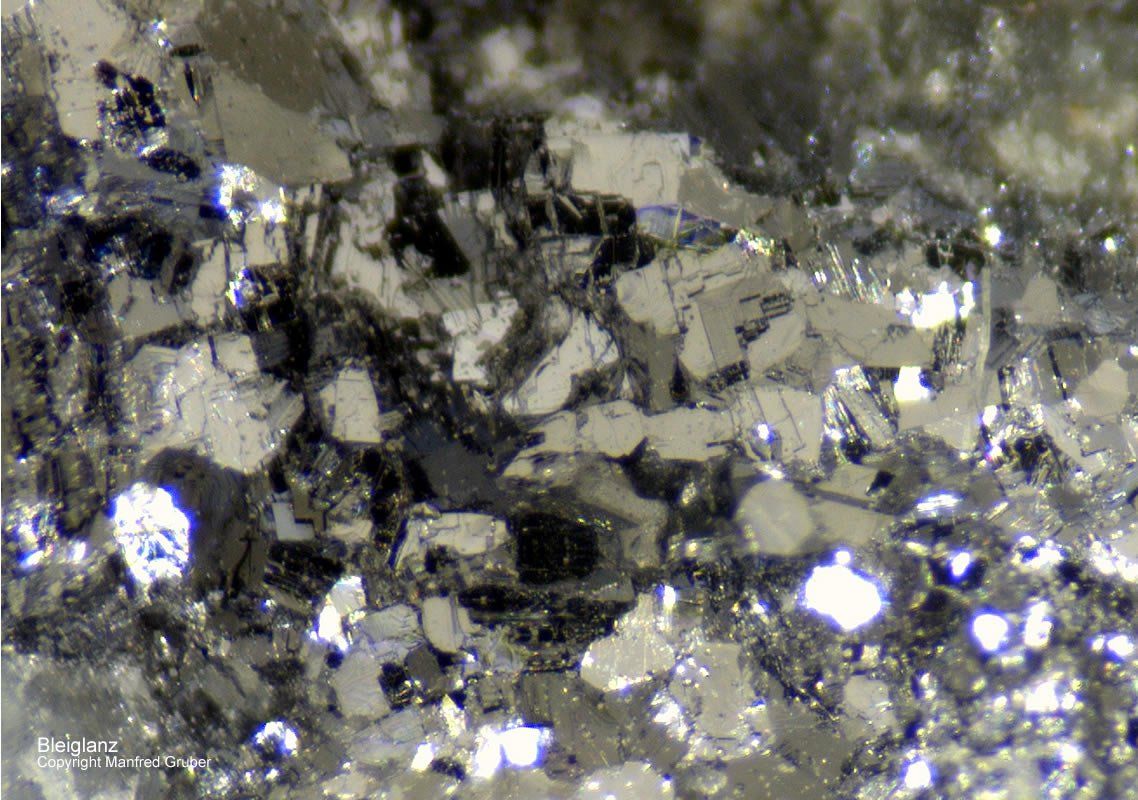 Schwarzwald Mineralien Badenweiler Bleiglanz