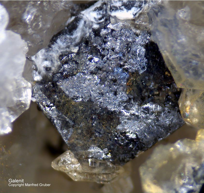 Schwarzwald Mineralien Badenweiler Bleiglanz