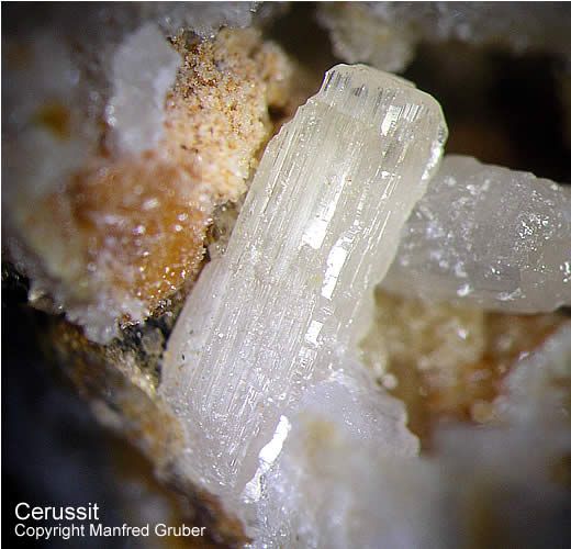 Schwarzwald Mineralien Badenweiler Cerussit