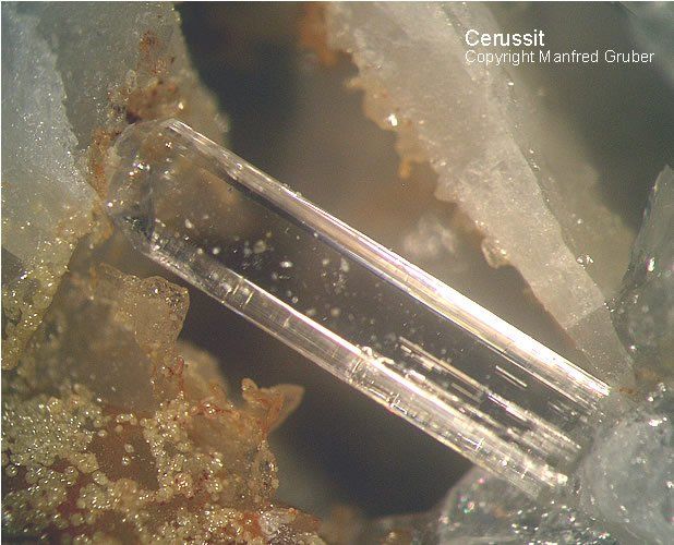 Schwarzwald Mineralien Badenweiler Cerussit