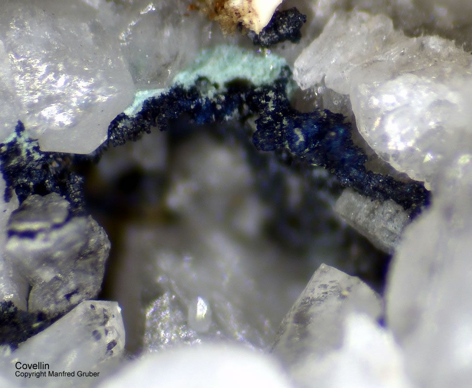 Schwarzwald Mineralien Badenweiler Covellin