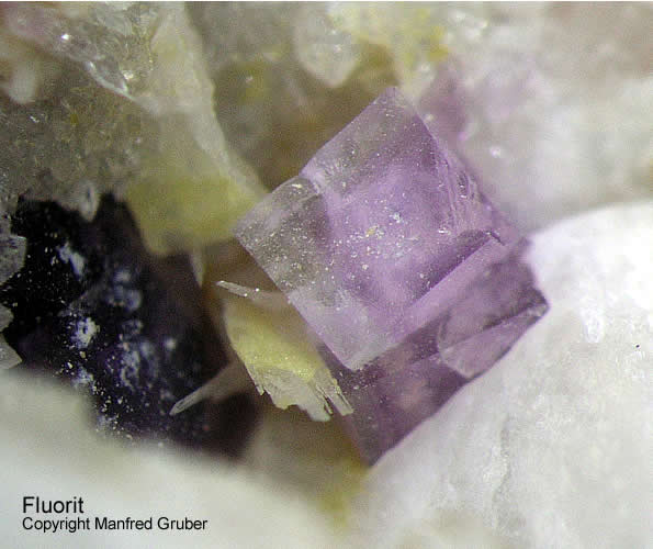 Schwarzwald Mineralien Badenweiler Fluorit