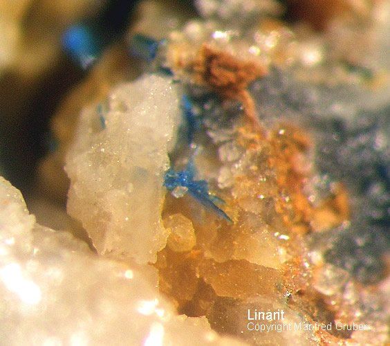 Schwarzwald Mineralien Badenweiler Linarit