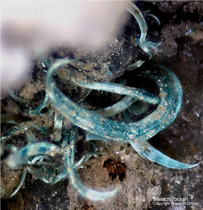 Schwarzwald Mineralien Badenweiler Malachit