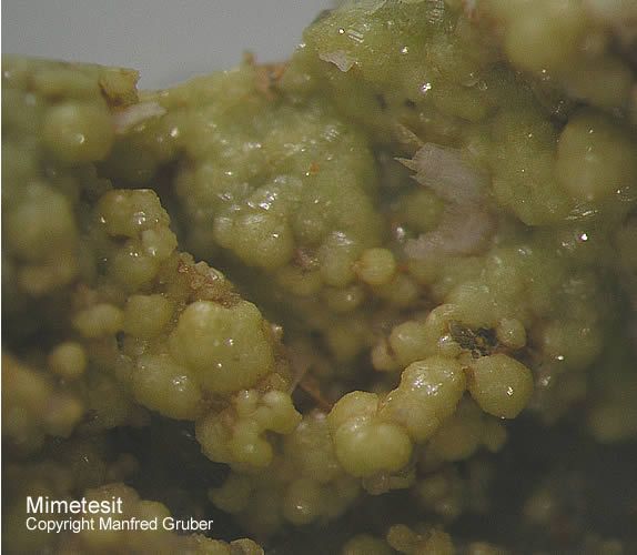 Schwarzwald Mineralien Badenweiler Mimetesit