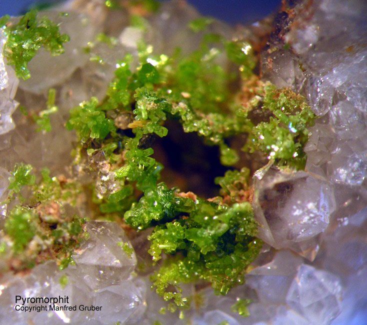 Schwarzwald Mineralien Badenweiler Pyromorphit