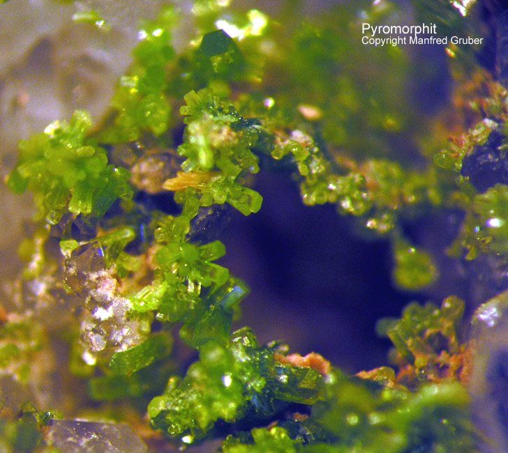 Schwarzwald Mineralien Badenweiler Pyromorphit