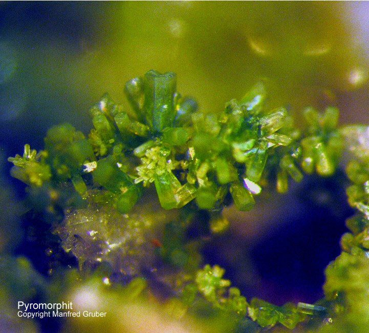 Schwarzwald Mineralien Badenweiler Pyromorphit