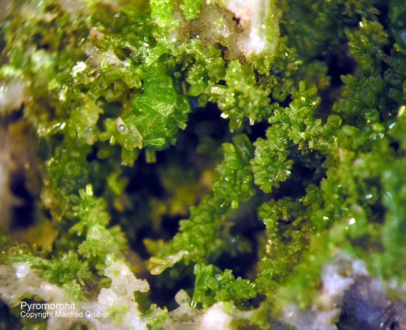 Schwarzwald Mineralien Badenweiler Pyromorphit