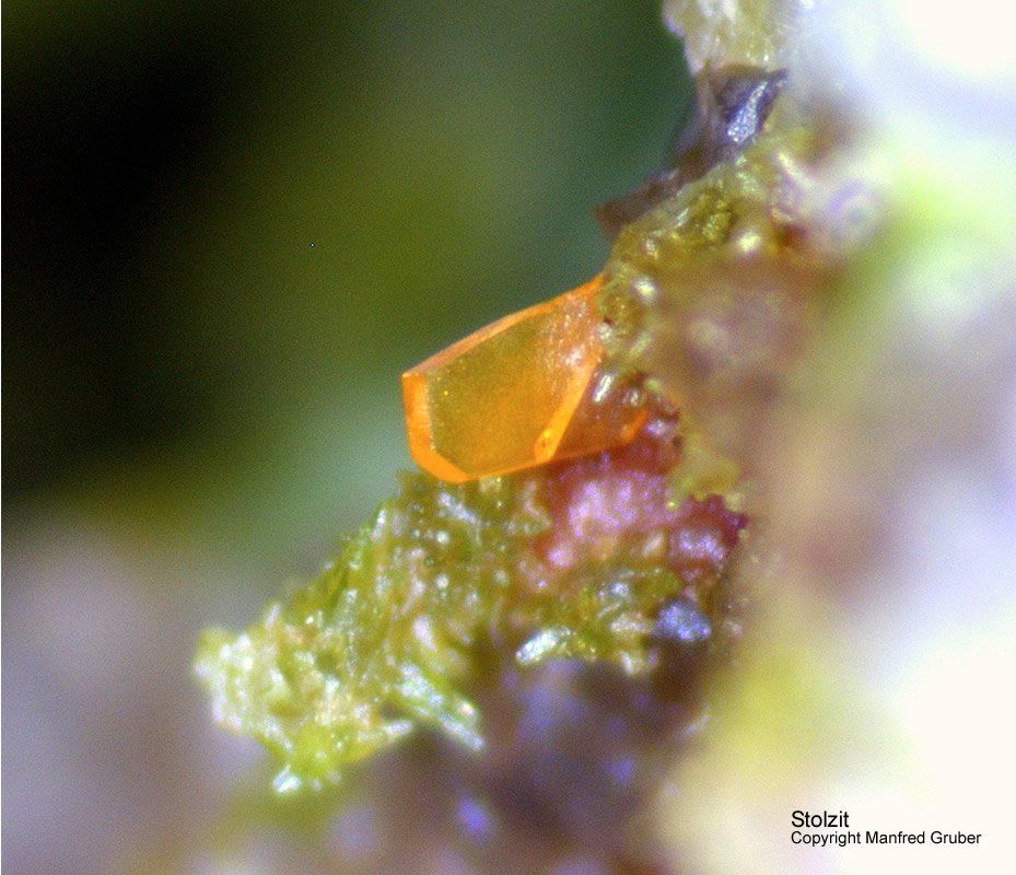Schwarzwald Mineralien Badenweiler Stolzit
