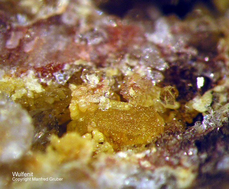 Schwarzwald Mineralien Badenweiler Wulfenit