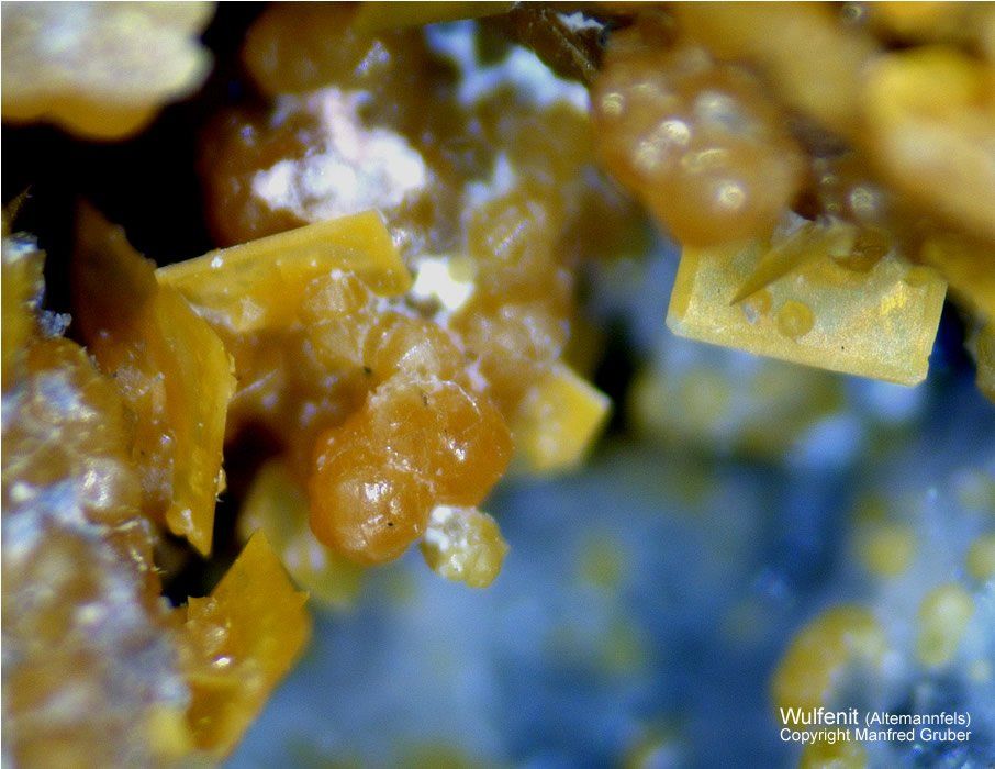 Schwarzwald Mineralien Badenweiler Wulfenit