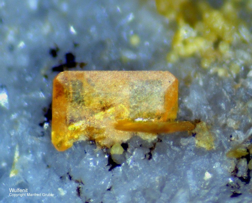 Schwarzwald Mineralien Badenweiler Wulfenit