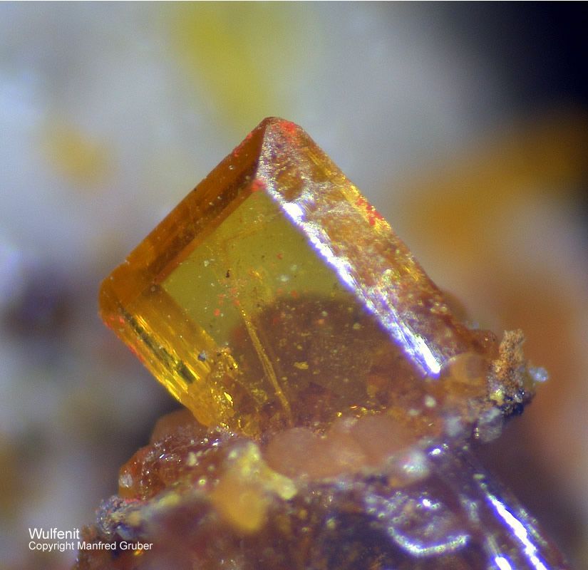 Schwarzwald Mineralien Badenweiler Wulfenit