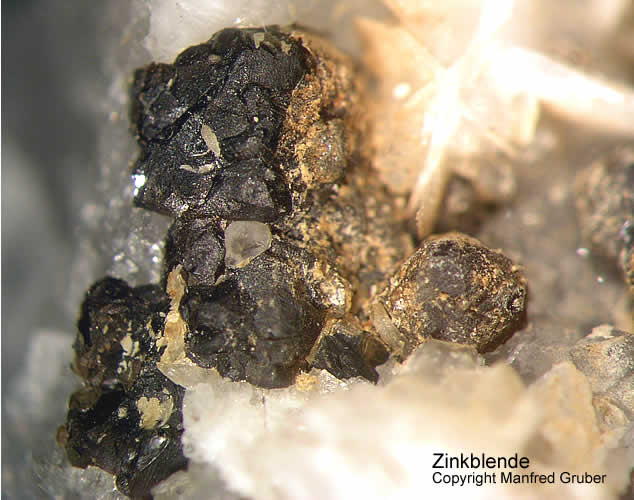 Schwarzwald Mineralien Badenweiler Zinkblende