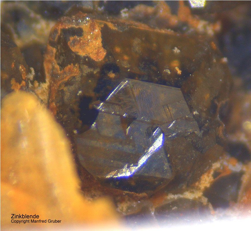 Schwarzwald Mineralien Badenweiler Zinkblende
