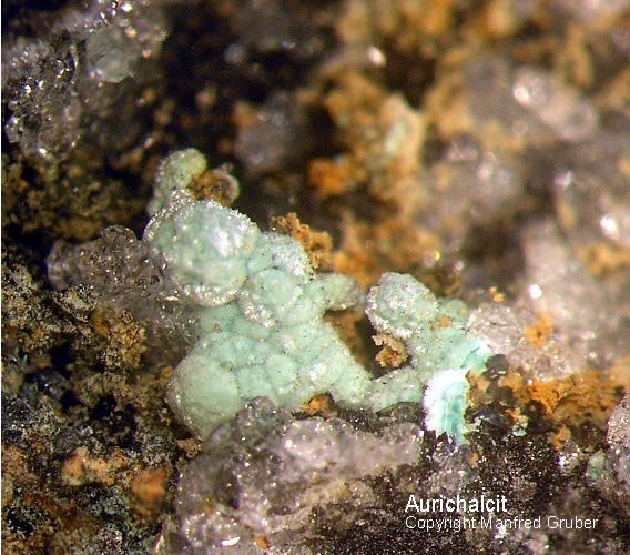 Sauerland Mineralien Becke Oese Aurichalcit