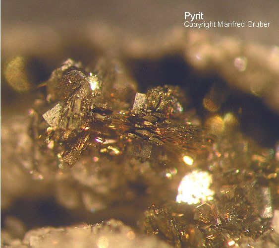 Sauerland Mineralien Becke Oese Pyrit