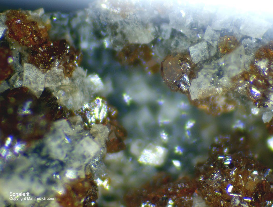 Sauerland Mineralien Becke Oese Sphalerit Zinkblende