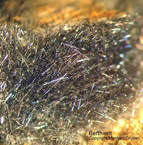 Sauerland Mineralien Caspari Berthierit