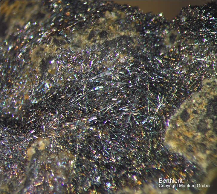 Sauerland Mineralien Caspari Berthierit