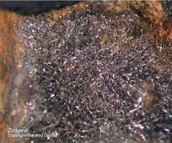 Sauerland Mineralien Caspari Zinkenit