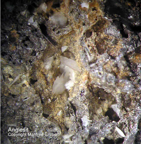 Sauerland Mineralien Caspari Anglesit