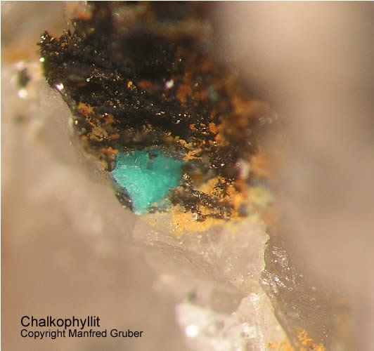 Grube Clara Schwarzwald Mineralien Chalkophyllit