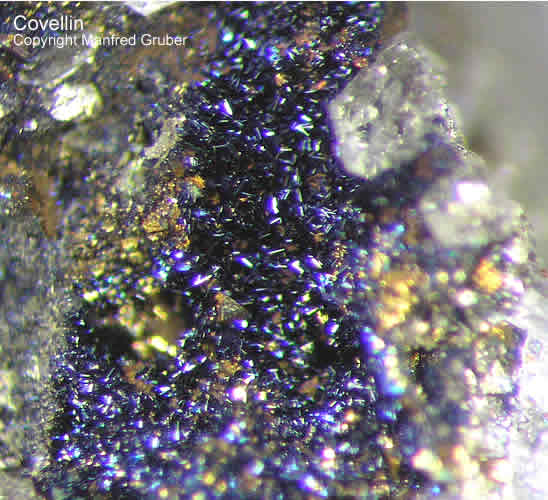 Grube Clara Mineralien Covellin Schwarzwald