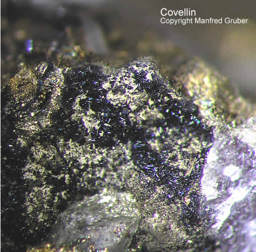 Grube Clara Mineralien Covellin Schwarzwald