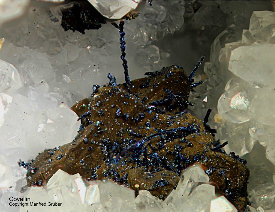 Grube Clara Mineralien Covellin Schwarzwald