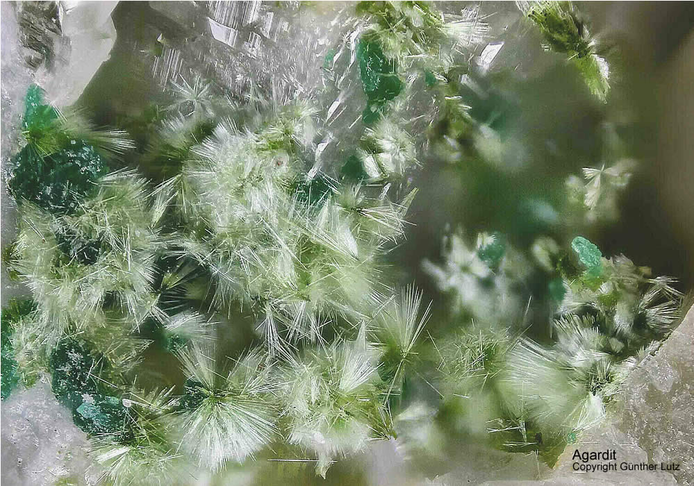 Mineralien Grube Clara Agardit Schwarzwald Hausach