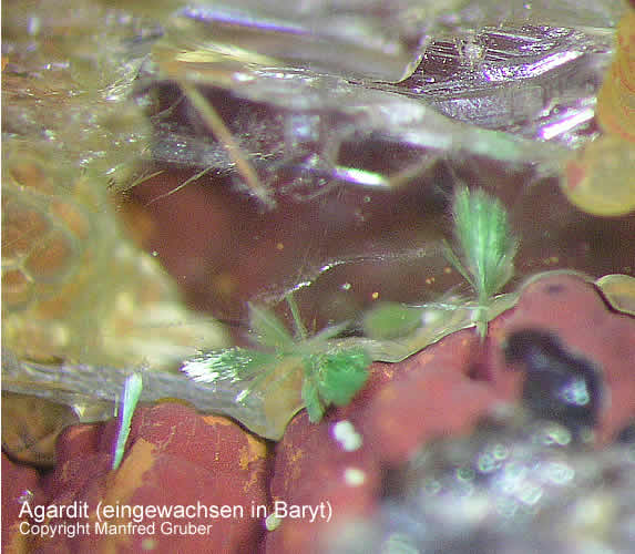 Mineralien Grube Clara Agardit Schwarzwald Hausach