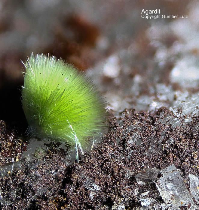 Mineralien Grube Clara Agardit Schwarzwald Hausach