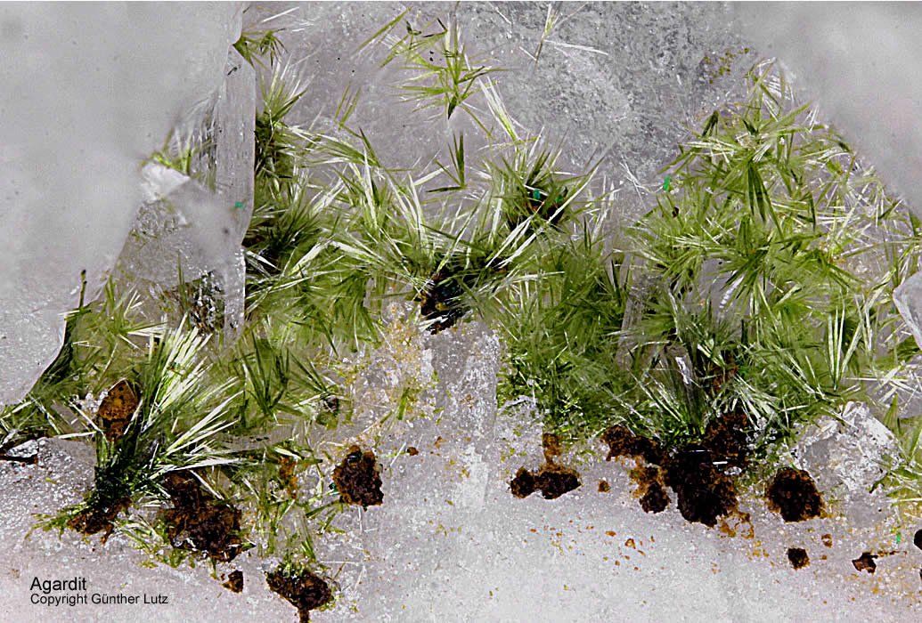 Mineralien Grube Clara Agardit Schwarzwald Hausach